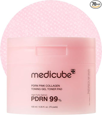 PDRN Pink Collagen Toning Gel Toner Pad